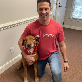 My boy Rollo, the Chief Happiness Officer of Brian Moscaritolo State Farm, visited our office recently. He made sure the office was full of smiles and tail wags!