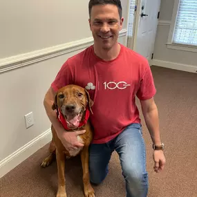 My boy Rollo, the Chief Happiness Officer of Brian Moscaritolo State Farm, visited our office recently. He made sure the office was full of smiles and tail wags!