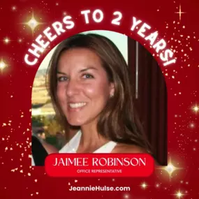 Cheers to 2 years with our very own Jaimee! Jamiee has been a valuable member of our team, and we appreciate her hard work and dedication to Jeannie Hulse State Farm Insurance and our amazing customers! We look forward to what more we can accomplish together and are grateful to have you, Jamiee!