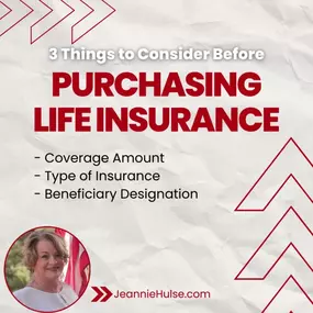 Have you been considering life insurance but need help knowing where to start? Insurance doesn't need to be confusing with Team Jeannie Hulse by your side! Ensuring you and your loved ones are covered is our top priority. Give us a call or visit today!