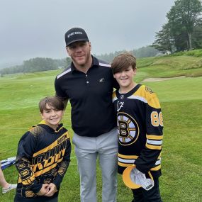 Drive Fore Kids with my boys Sunday! Amazing event and even got to meet Shawn Thornton, Tuukka Rask and Jeremy Swayman.