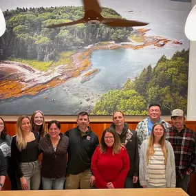 Small businesses supporting small businesses. Our after the holidays get together at Maine Beer Company.