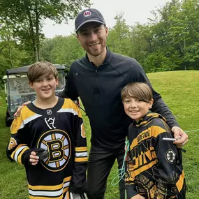 Drive Fore Kids with my boys Sunday! Amazing event and even got to meet Shawn Thornton, Tuukka Rask and Jeremy Swayman.