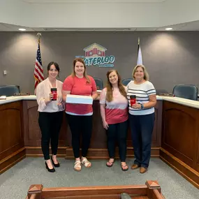 Our office had fun for Good Neighbor Day. We wanted to support our small businesses in Waterloo. We know it's been a rough year and a half and wanted to spread some kindness. Thank you to Ahne's Bakery for providing delicious donuts. We hope it put a smile on your face. We couldn't get to everyone but know that we support all of you!