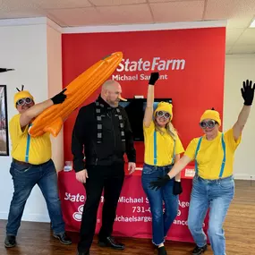 Happy Halloween from Gru and his mischievous minions! ???? Our State Farm team is here to make sure you’re covered for all of life’s adventures (even the despicable ones!). Wishing you a safe and fun-filled Halloween from our crew to yours!