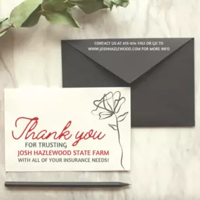 We want to say THANK YOU to all of our amazing customers here at Josh Hazlewood State Farm! ????