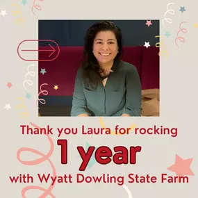 Happy One Year to Laura!