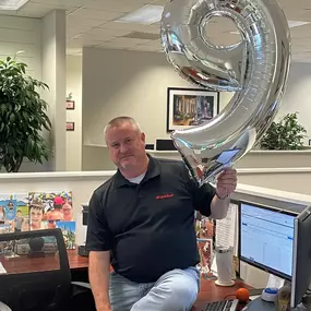 Bob, happy 9 year anniversary! THANK YOU for all the big and small ways you have helped this agency to success. We're proud and grateful to have you on the team!