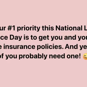 National Life Insurance Day is on May 2nd and marks the anniversary of the first day that life insurance became available in the U.S.