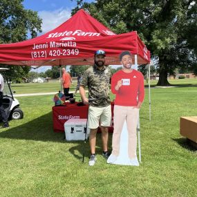 Photos with Jake from Friday! Thanks to those who came out to support the Brazil Lions Club! The rain held off enough for the teams to finish all 18 holes at Forest Park Golf Course.