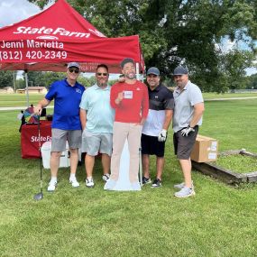 Photos with Jake from Friday! Thanks to those who came out to support the Brazil Lions Club! The rain held off enough for the teams to finish all 18 holes at Forest Park Golf Course.