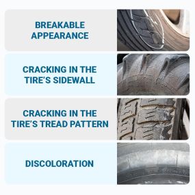 Check your spare tire for dry rot. This happens because your spare is not in use. You don’t want to be stranded on the side of the road late at night or in the pouring rain and not have a spare to get you somewhere safe