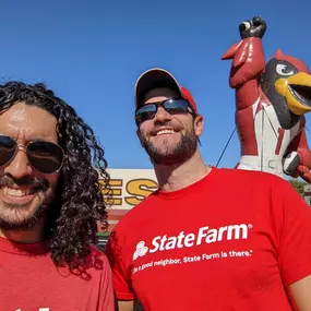 Mauricio Leon-Risemberg State Farm Insurance agent and team at the Arizona Cardinals practice