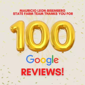 Thank you for the 100 Google reviews!