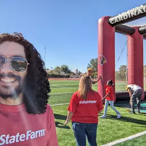 Mauricio Leon-Risemberg State Farm Insurance agent and team supporting the Arizona Cardinals