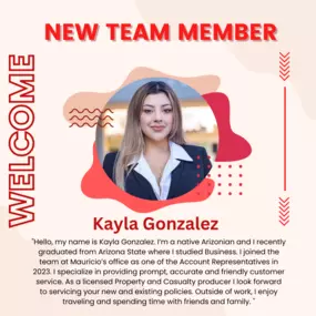 Meet our team member Kayla