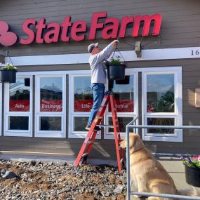 Thank you, Mike Vina, for hanging our flower pots this weekend. Soon they will be spilling over the edge. You, too, can add flowers to your home and business to make our MackTown beautiful.