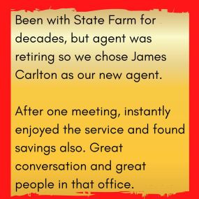 So glad to have you with our office Aaron! Any of our customers are welcome to come for a policy review. Who knows, maybe we can find you savings too.