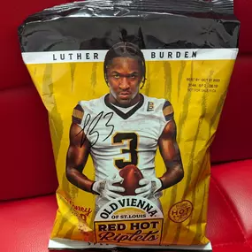 It's National Chip Day!  Our fav chips are Red Hot Riplets - specifically the Luther Burden version. They don't last long in the office.  What's the chip you can't stop eating?