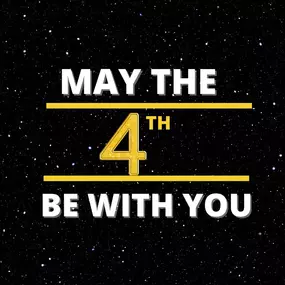 Happy 4th of May to all our Star Wars Fans! This is one of Bob's favorite holidays.