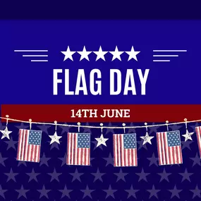 Happy Flag Day! On that 14th of June, Congress made the Flag Resolution of 1777, stating: “The flag of the United States shall be thirteen stripes, alternate red and white, with a union of thirteen stars of white on a blue field …