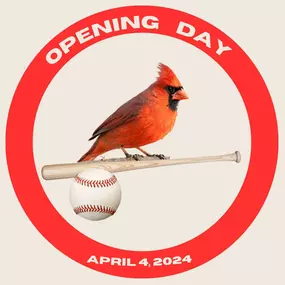 It's Opening Day! Let's Go St. Louis baseball!!  Give us a cheer in the comments if you cheer for the red birds!