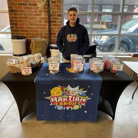 Happy Thursday!!! Today our Small Business of the day is Martian Candies owned by local, Evan Padovini! Evan is a 7th grader at Mount Savage Middle School. Martian Candies creates and sells all kind of freeze dried candy!

Stop by, call or text Julie McBee State Farm to receive a free quote on any and all your insurance needs and receive a FREE gift card or Martian Candies basket for signing up for a free quote! This is such a great way to support two local small businesses!!!