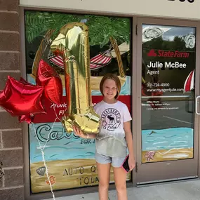 August 1st marks the ONE year anniversary of opening my very own State Farm office in LaVale. This opportunity has been such an incredible experience! I am very grateful to each and every one of our wonderful policy holders!