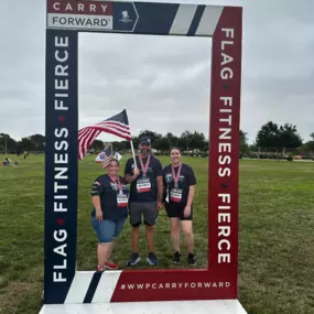 I am extremely proud of both my team and family for participating in the Carry it Forward wounded warrior 5k and finishing with beaming smiles.