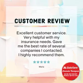 Customer Review - Call us for a FREE quote!