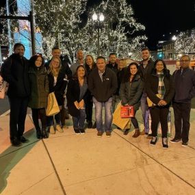 Holiday team dinner and outing