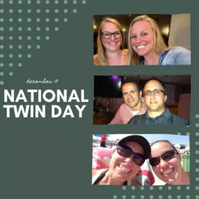 December 18th is National Twin Day, so we'd like to celebrate our sets of twins!