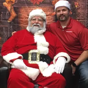 Jim and Santa!