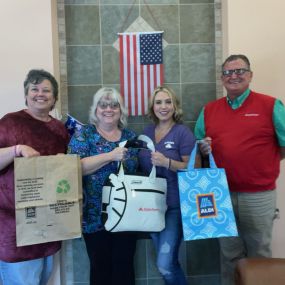 International Plastic Bag Free Day is celebrated on July 3rd to promote the elimination of single-use plastic and the importance of recycling and composting plastic waste. 

Do you bring your own bags when you shop? 

“I keep reusable bags in my car at all times, I find it much easier to use them since they are strong, not flimsy, and last forever.” -Andrea 

We take care at our office to reuse or recycle plastic bags, Carla will take any extras we bring in for her and use them with her communit