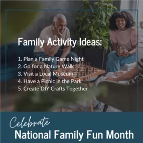 August is National Family Fun Month! 
Celebrate by creating lasting memories with your family. While you enjoy these precious moments, ensure your family's well-being. Contact us today to discuss your life coverage needs.