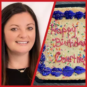 Happy Birthday Courtney! Thank you for all your hard work and helping our customers!