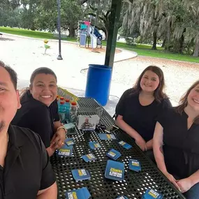 Today, some of our  BMSF family enjoyed a picnic lunch at the park! What are some traditions you like to do with your family?