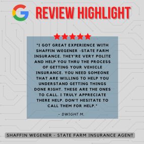 Shaffin Wegener - State Farm Insurance Agent