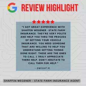 Shaffin Wegener - State Farm Insurance Agent