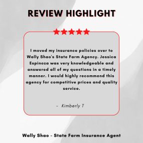 Wally Shao - State Farm Insurance Agent