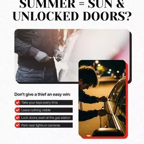 emps go up, and so do the numbers on stolen rides.
Whether it’s a road trip stop or your driveway, quick habits make a difference:
- Keys stay with you
- Bags and gadgets come inside
- Choose spots with plenty of light
Keep your car where it belongs—in your hands.
