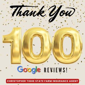 Thank you to our amazing customers for 100 Google Reviews!