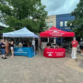 Get insured with Kaan Inceoglu - State Farm Insurance Agent! Experience the protection and peace of mind that comes with our dedicated team. We're here for you, standing together under the red and white tents. Call us today for a friendly chat about your insurance needs!