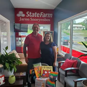 Jaron Snoeyenbos - State Farm Insurance Agent
Samantha came and picked up the donations for her classroom today. Have a great school year!