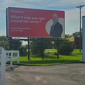 Billboard for Jaron Snoeyenbos - State Farm Insurance Agent