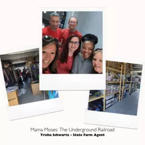 I'm so thankful for my amazing team! ???? Today we did some team building and community service!  We helped Mama Moses: The Underground Railroad sort and organize the storage unit!! We had a great time working with Brooke to get it ready for spring and summer clothing.????