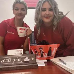 When your team members dress up as Jake from State Farm for Halloween Call our office today for scarily great rates or stop by for some sweet treats!