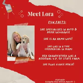 Meet Lora! Ft. our office Mascott - Eleanor