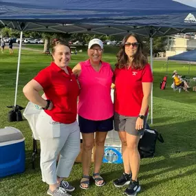 Sue ball State Farm Insurance Agent and team sponsor golf event