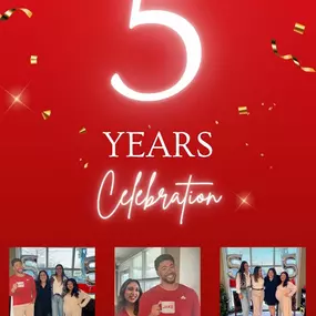 Celebrated 5 years!